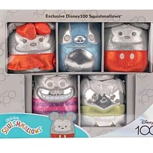 Squishmallows Disney 100 - 5pk box set New